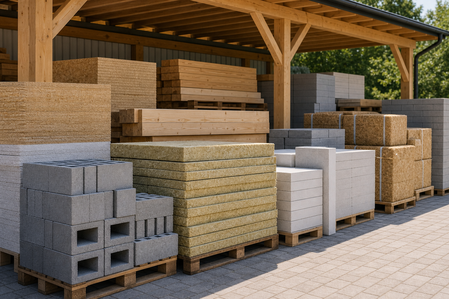Günstiges Baumaterialien aus Polen für ökologisches Bauen