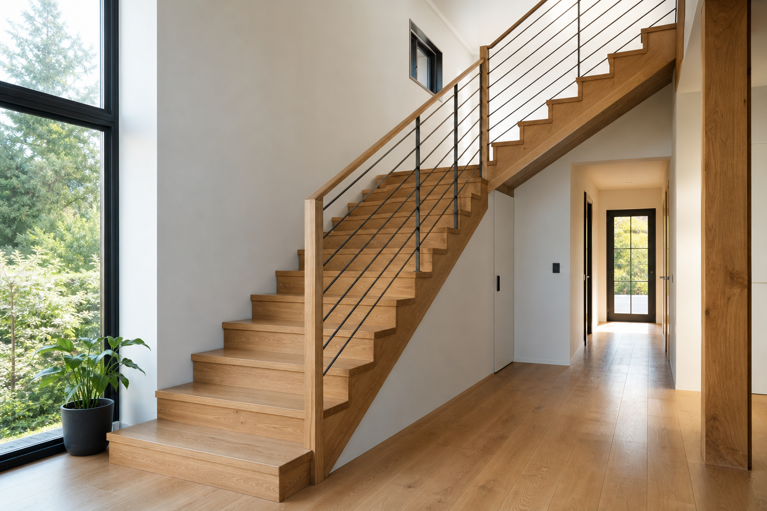 Treppen mit Holzstufen aus Polen: Zeitlose Eleganz