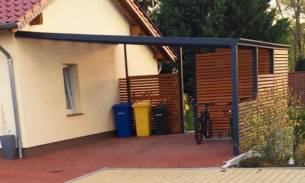 Aluminium Carport aus Polen