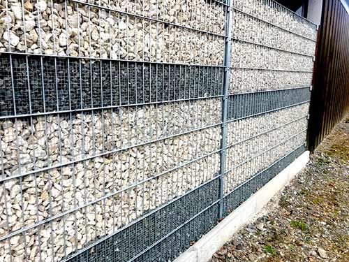 Gabionenzaun aus Polen