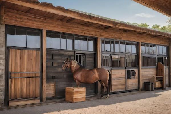 Pferdestall aus Polen