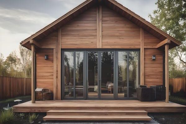 Holzbungalow aus Polen