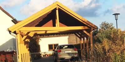 Satteldach aus Polen