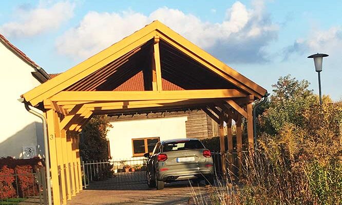 Satteldach aus Polen