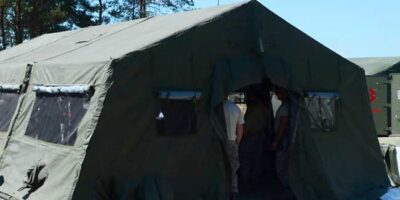 Lager zelt aus polen