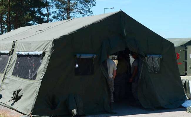 Lager zelt aus polen