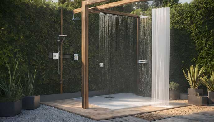 Gartendusche aus Polen