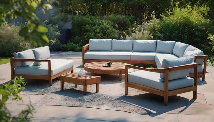 Gartenlounge aus Polen