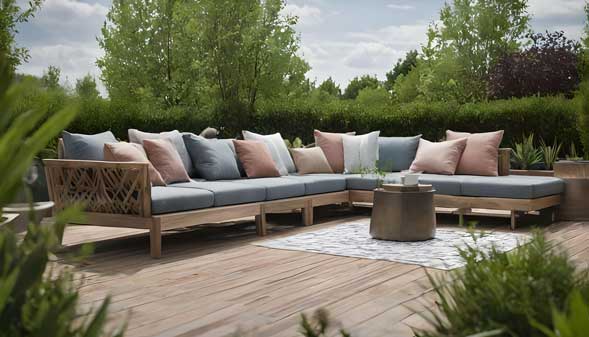 Gartenlounge aus Polen