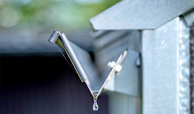 Regenrinne aus Polen