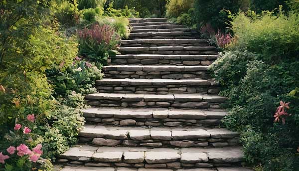 Steintreppe aus Polen