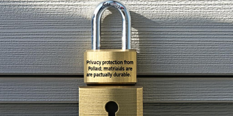 Sichtschutz aus Polen: Welche Materialien sind besonders langlebig